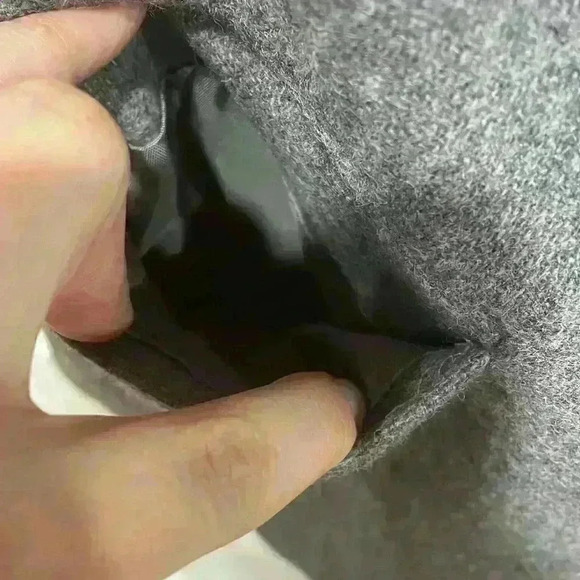 Vintage Adolfo International Grey Wool Blazer with gold button - Picture 5 of 6